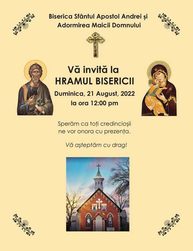 Afiș Hram
